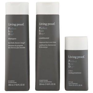 Living Proof Perfect Hair Day Shampoo & Conditioner 8 oz + 5-in-1 Stylin…